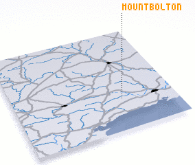 3d view of Mount Bolton