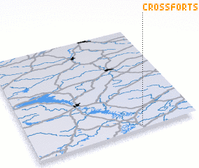 3d view of Cross Forts