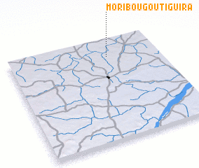 3d view of Moribougou Tiguira