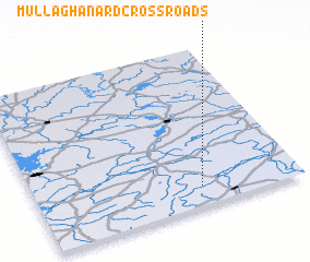 3d view of Mullaghanard Cross Roads