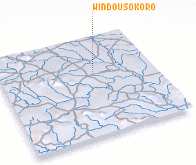 3d view of Windou-Sokoro