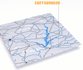 3d view of Santo Amador