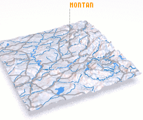 3d view of Montán