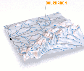 3d view of Bou Rhanem