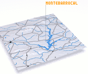 3d view of Monte Barrocal