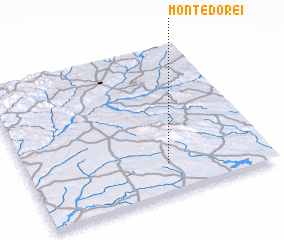 3d view of Monte do Rei