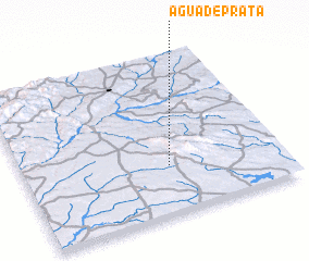 3d view of Água de Prata