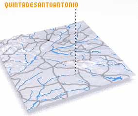 3d view of Quinta de Santo António