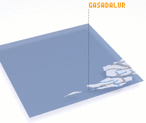 3d view of Gásadalur