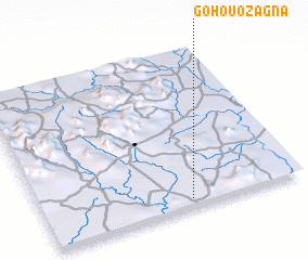 3d view of Gohouo Zagna
