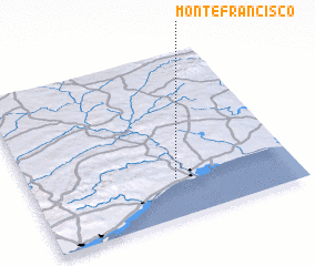 3d view of Monte Francisco