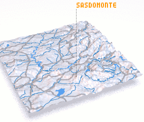 3d view of Sas do Monte