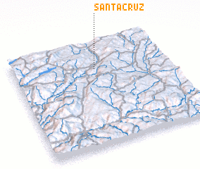 3d view of Santa Cruz