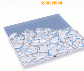 3d view of San Ciprián