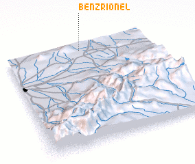 3d view of Ben Zrionel