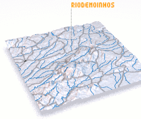 3d view of Rio de Moinhos