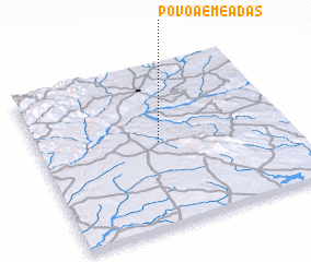 3d view of Póvoa e Meadas