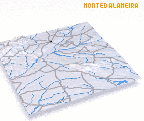 3d view of Monte da Lameira