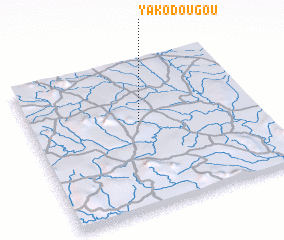 3d view of Yakodougou