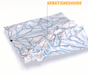 3d view of Arbaʼ Tighedouine