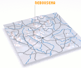 3d view of Nébou-Séma