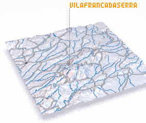 3d view of Vila Franca da Serra