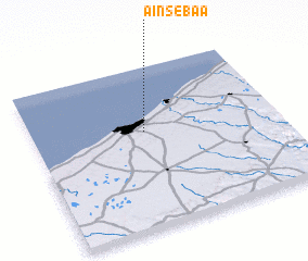 3d view of Aïn Sebaa