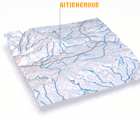 3d view of Aït Irhemour