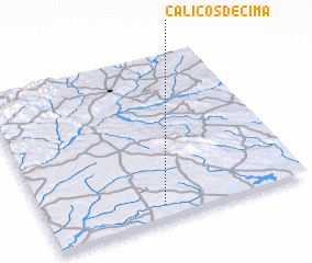 3d view of Caliços de Cima