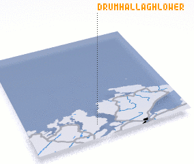 3d view of Drumhallagh Lower