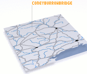 3d view of Coneyburrow Bridge