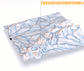 3d view of Zaouia Sidi Srhir Ou Malek