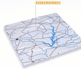 3d view of Rio de Moinhos