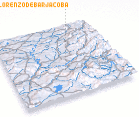 3d view of San Lorenzo de Barjacoba
