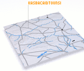 3d view of Kasba Caïd Tounsi