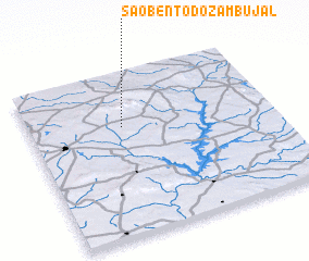 3d view of São Bento do Zambujal