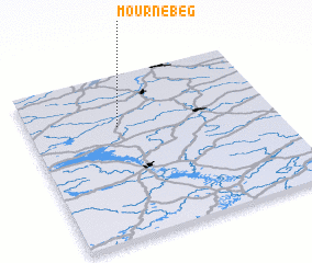 3d view of Mourne Beg