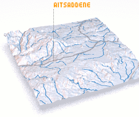 3d view of Aït Saddene