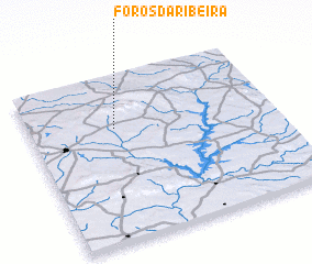 3d view of Foros da Ribeira