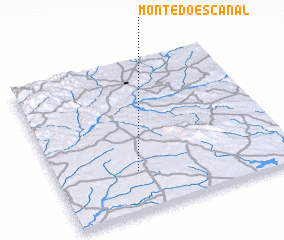 3d view of Monte do Escanal