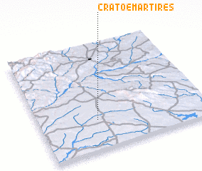 3d view of Crato e Mártires