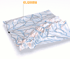 3d view of El Goura