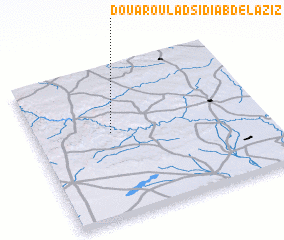 3d view of Douar Oulad Sidi Abd el Aziz