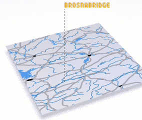 3d view of Brosna Bridge