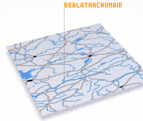 3d view of Béal Átha Chomair