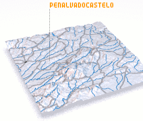 3d view of Penalva do Castelo