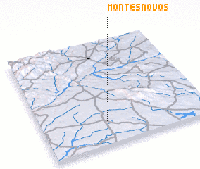 3d view of Montes Novos