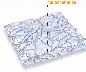 3d view of Covas do Douro