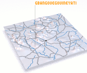 3d view of Gbangouégouiné Yati