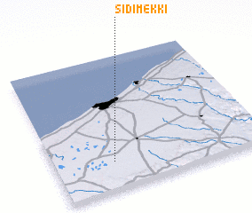 3d view of Sidi Mekki